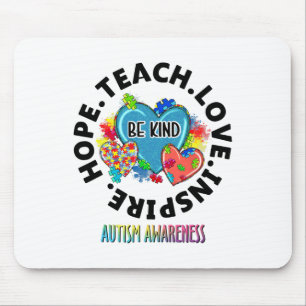 Mousepad Autismo Senador Ensina Esperança Amor Inspira