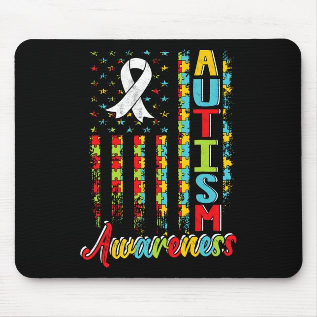 Mousepad Autismo Sensibilização Autistas Apoiam Autistas A (Frente)