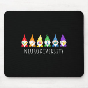 Mousepad Autismo Sensibilização Gnomo Neurodiversity Oferec