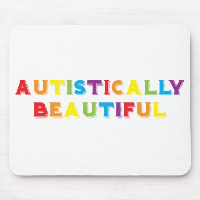 Mousepad Autisticamente Bonita (Frente)