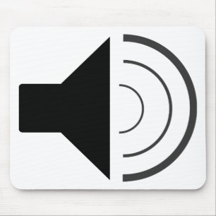 Mousepad Auto-falante de volume para cima
