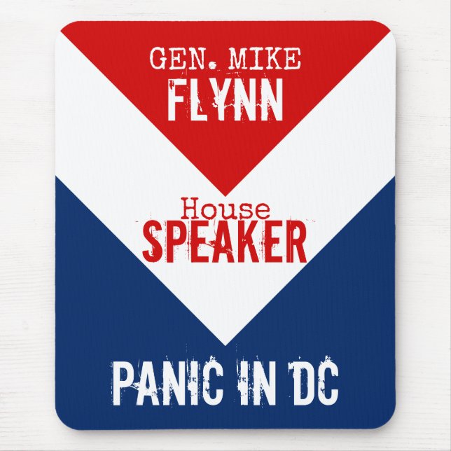 Mousepad Auto-falante do General Mike Flynn do Pânico da Ca (Frente)