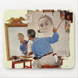 Mousepad Auto-Retrato triplo