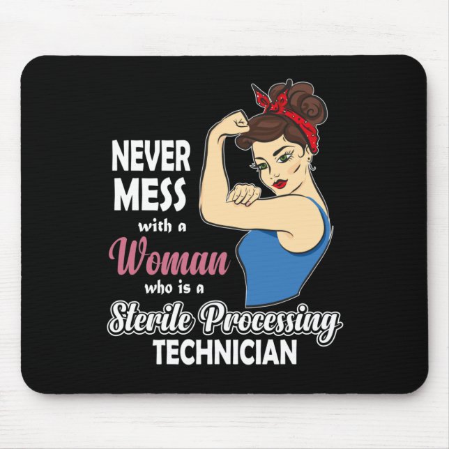 Mousepad Autoclave para mulheres dotadas de tecnologia esté (Frente)