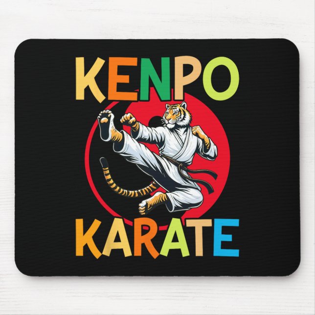 Mousepad Autodefesa Kenpo Karate Artes Marciais (Frente)