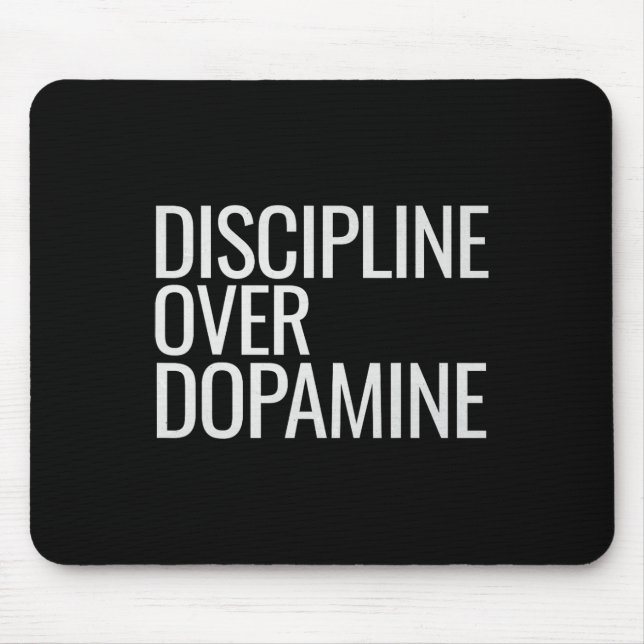 Mousepad Autodisciplina Sobre A Motivação Da Dopamina Worko (Frente)
