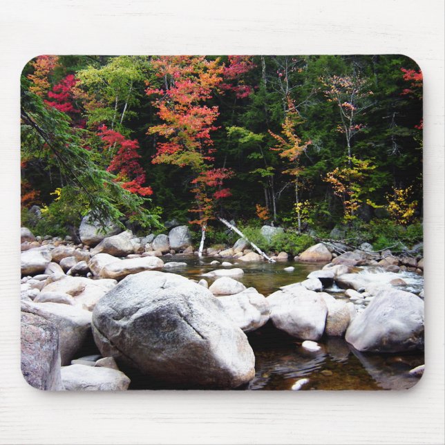 Mousepad Autoestrada de Kancamagus no outono (Frente)