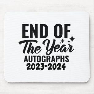 Mousepad Autográficos Do Ano 20232024 Último Dia Da Escola