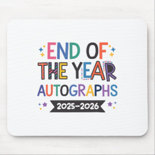 Mousepad Autógrafos de Fim de Ano 2025-2026 Último Dia de A
