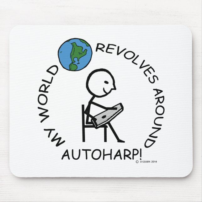 Mousepad Autoharp - O Mundo Revola-se (Frente)