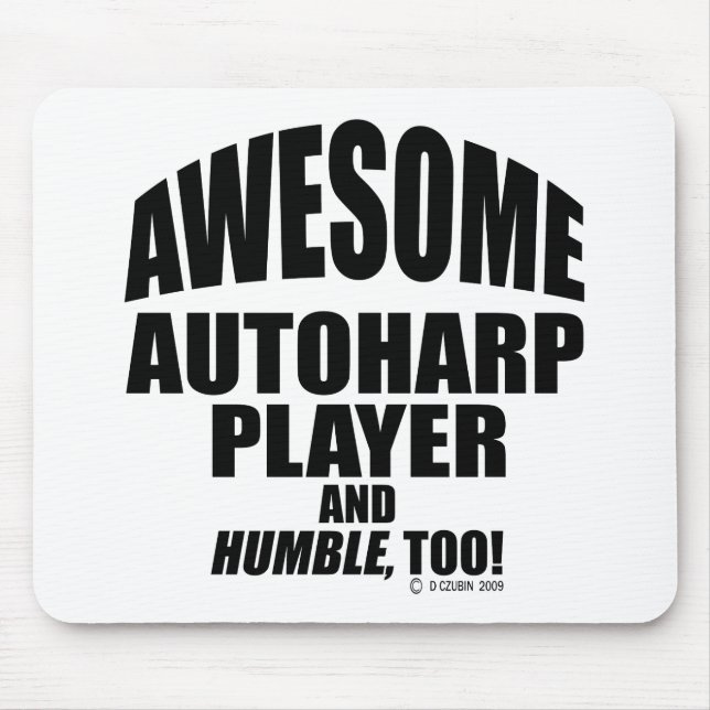 Mousepad Autoharp Player Incrível (Frente)