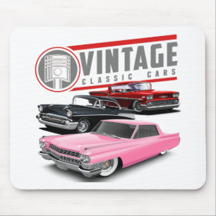Mousepad Automóveis clássicos retrorreflectores