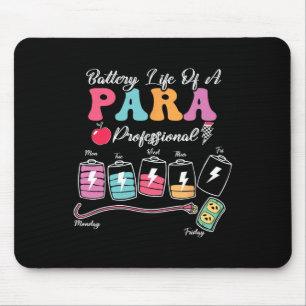 Mousepad Autonomia Da Bateria De Um Paraprofissional De Vol