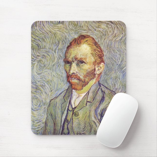 Mousepad Autoretrato Vincent Willem van Gogh (Com mouse)