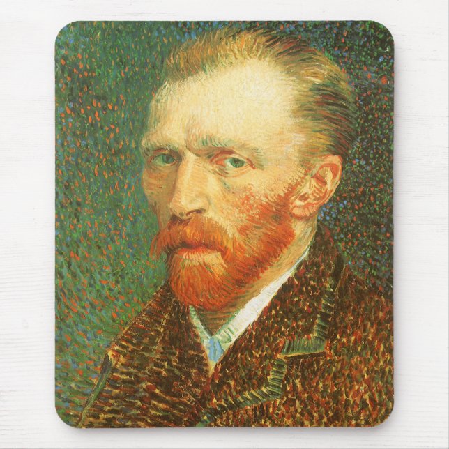 Mousepad Autorretrato de Vincent van Gogh (Frente)