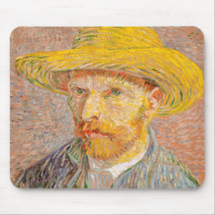 Mousepad Autorretrato impressionista de Vincent Van Gogh