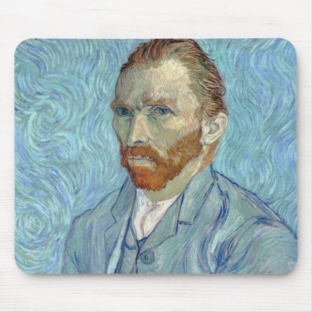 Mousepad Autorretrato, Vincent van Gogh, 1889 (Frente)