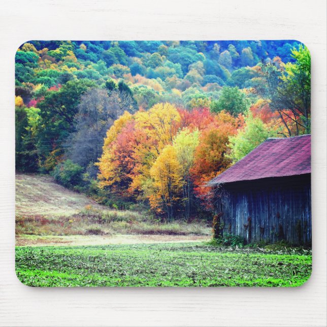 Mousepad Autumn Cigarro Barn Nature (Frente)