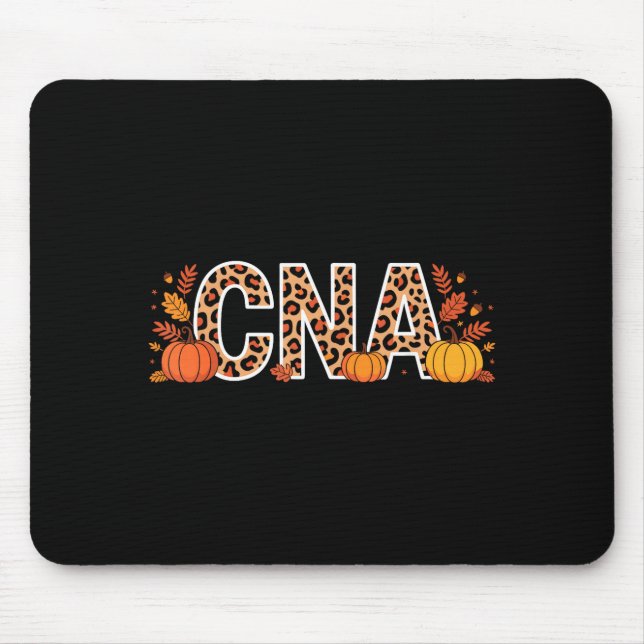Mousepad Autumn Cna Fall Certified Nursing Istant  (Frente)