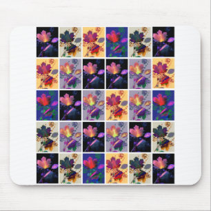 Mousepad Autumn Deixa Colagem de Colagem de Colheita de Pat