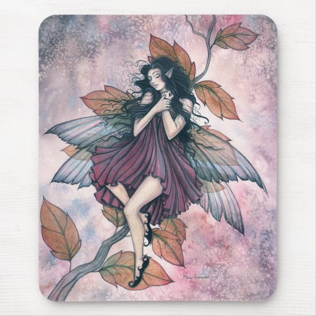 Mousepad Autumn Fairy por Molly Harrison (Frente)