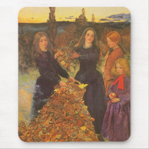 Mousepad Autumn Leaves por Sir John Everett Millais