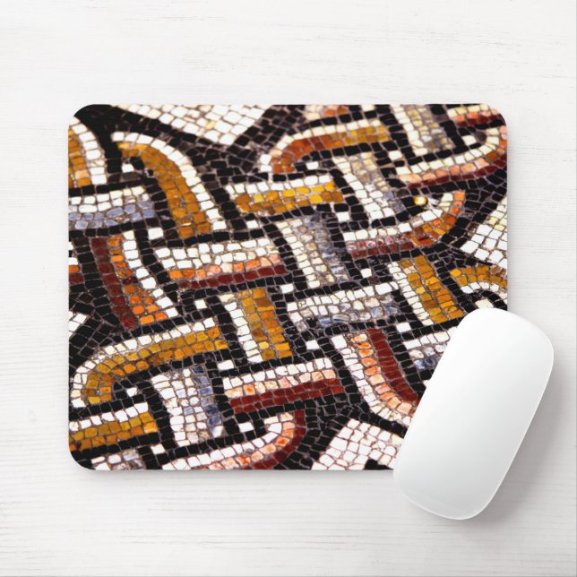 Mousepad Autumn Toned Roman Mosaic (Com mouse)
