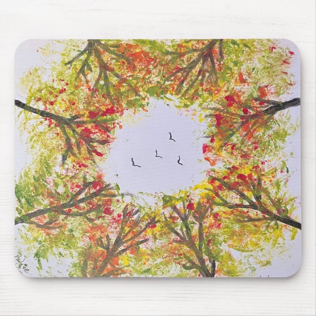 Mousepad Autumn Trees (Frente)