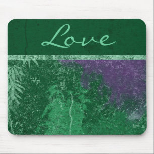 Mousepad Avatar - Placa de Mouse "Amor" Verde Tóxico