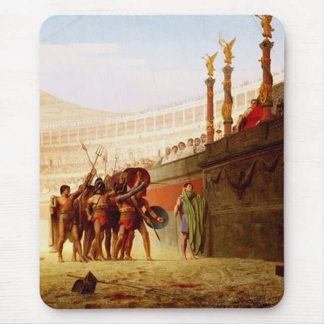 Mousepad Ave Caesar by Jean-Leon Gerome (Frente)