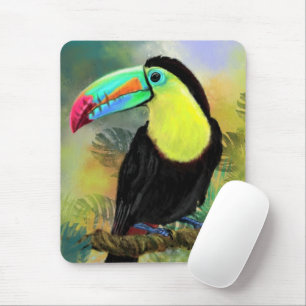 Mousepad Ave Tropical Toco Toucan Exótica - Pintura Migrad