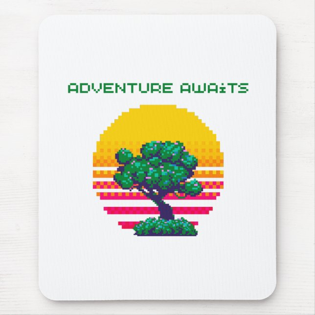 Mousepad Aventura Aguarda Pixel Gaming (Frente)
