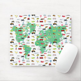 Mousepad Aventura aguarda veículos do mapa mundial