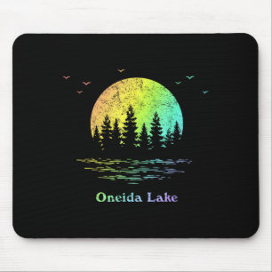 Mousepad aventura ao ar livre no lago Oneida férias em famí