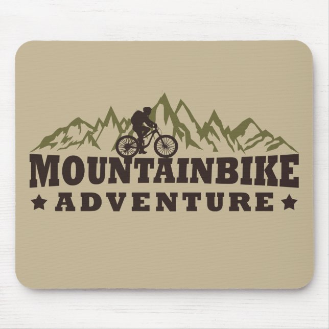 Mousepad Aventura de Bicicleta de Montanha - Bicicleta de M (Frente)