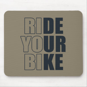 Mousepad aventura de bicicleta fora da montanha