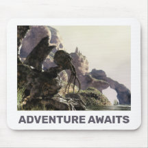 Aventura Espera. Paisagem de fantasia