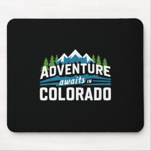 Mousepad Aventura no Colorado Aguarda Caminhadas nas Montan