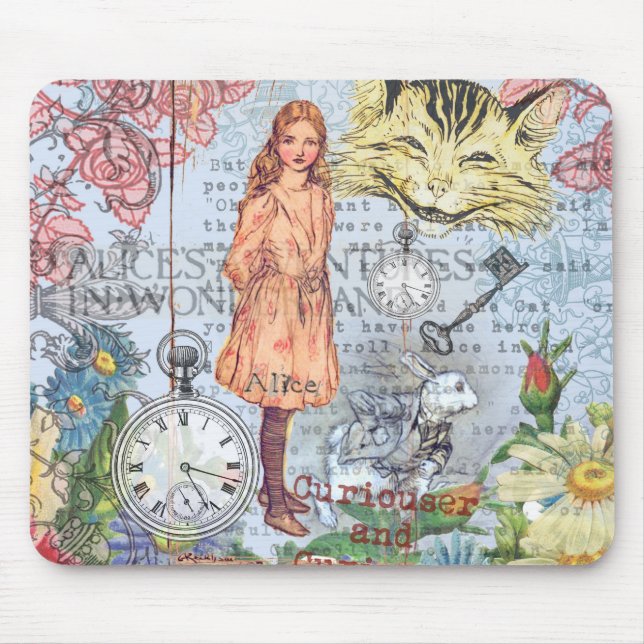 Mousepad Aventuras de Alice no País das Maravilhas Clássico (Frente)