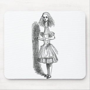 Mousepad Aventuras Vintage de Alice no País das Maravilhas 