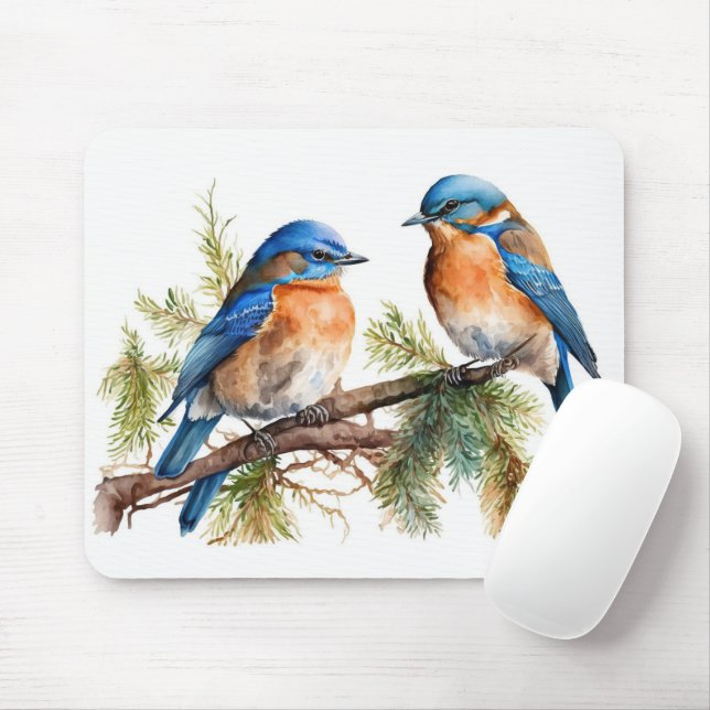 Mousepad Aves Aquáticas (Com mouse)