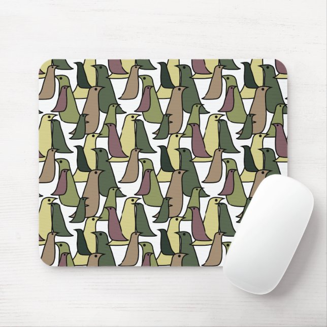 Mousepad Aves de Camuflagem (Com mouse)