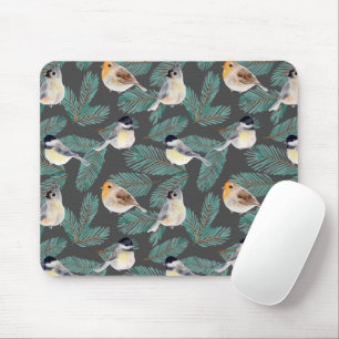 Mousepad Aves de inverno em filiais