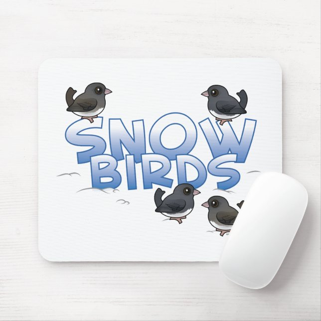 Mousepad Aves de Neve (Com mouse)