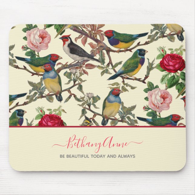 Mousepad Aves vitorianas (Frente)