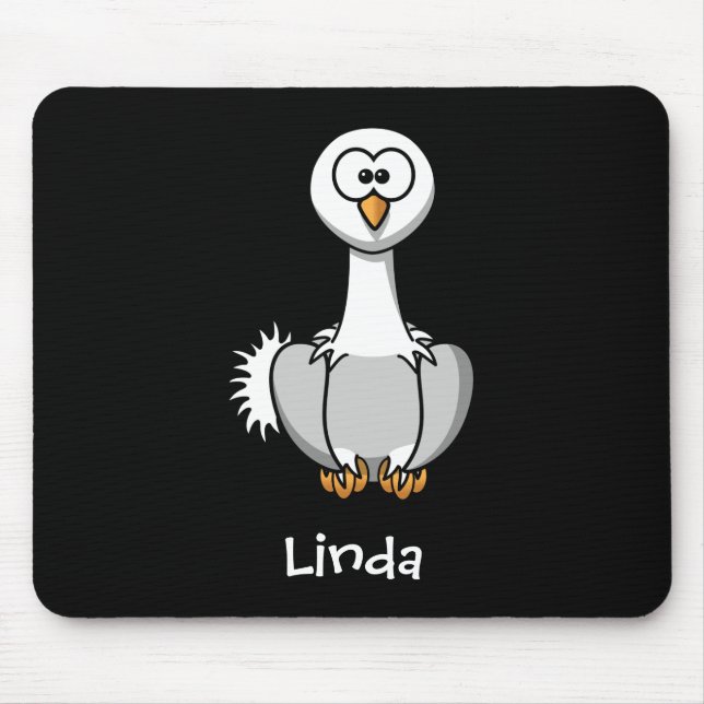 Mousepad Avestruz vívida (Frente)