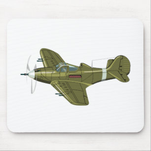Mousepad Avião-caça-retrógrado