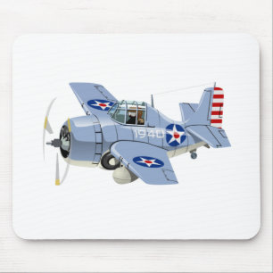 Mousepad Avião-caça-retrógrado