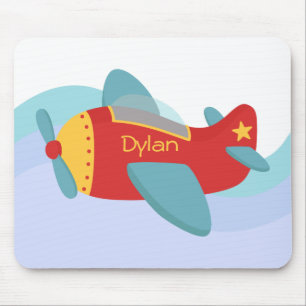 Mousepad Avião colorido & adorável dos desenhos animados