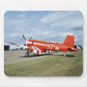 Mousepad avião F2G-1D Super Corsair na exibição aérea em